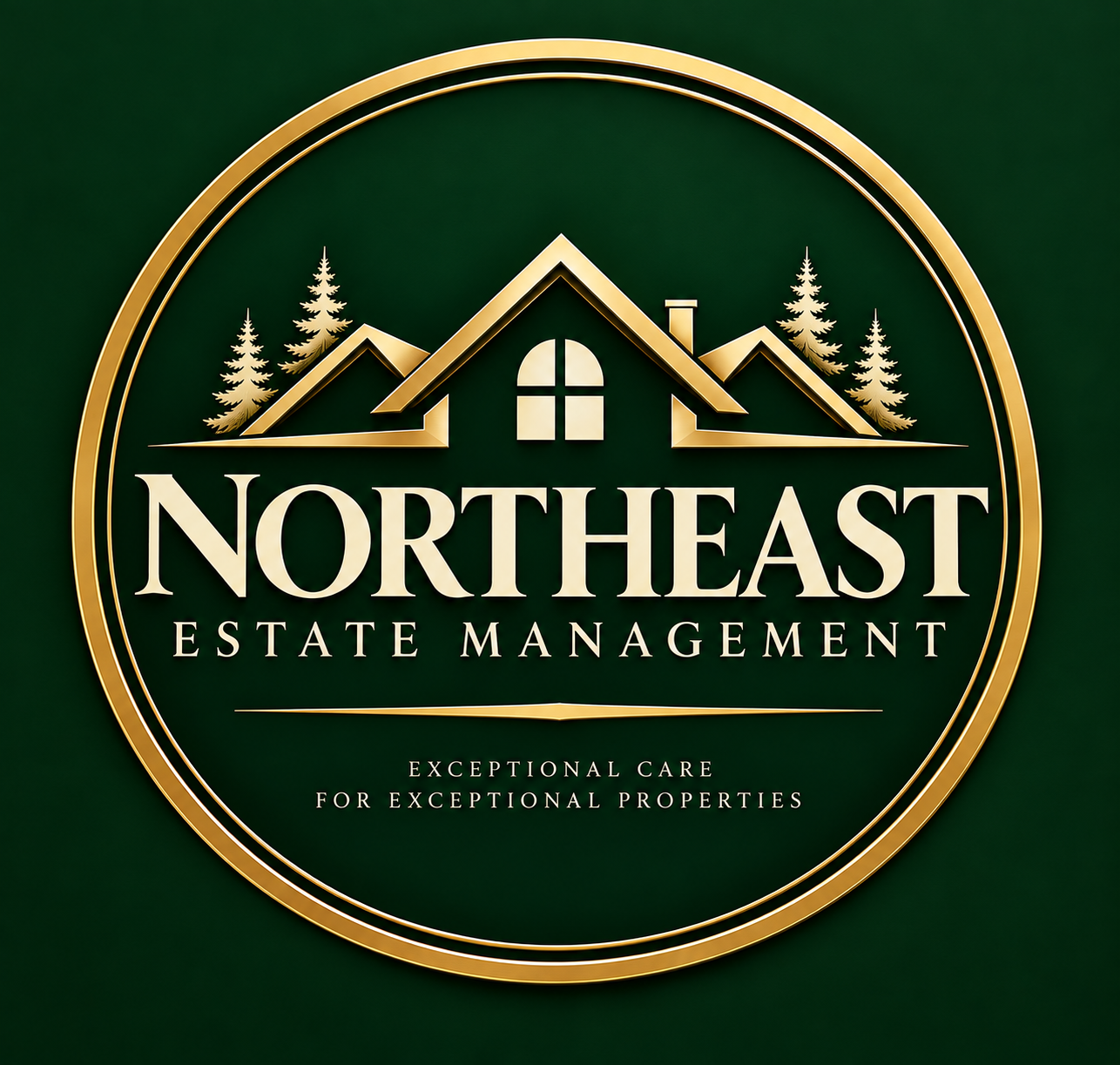 Northeast Estate Management circular logo